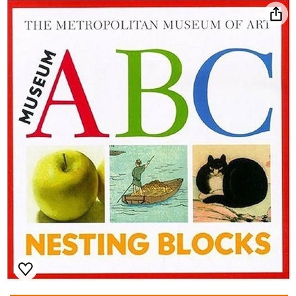 The metropolitan museum of art ABC nesting blocks - Picture 1 of 8